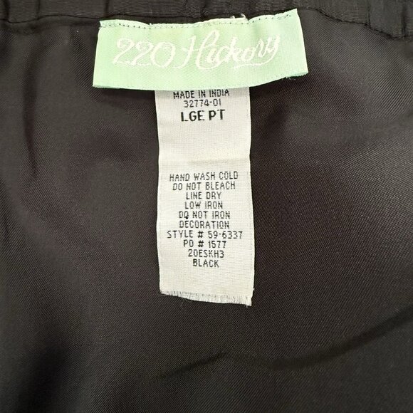 Vintage 220 Hickory 90's Artsy Skirt LP Embroidery Sheer Overlay Gold Glam Party - Picture 6 of 13